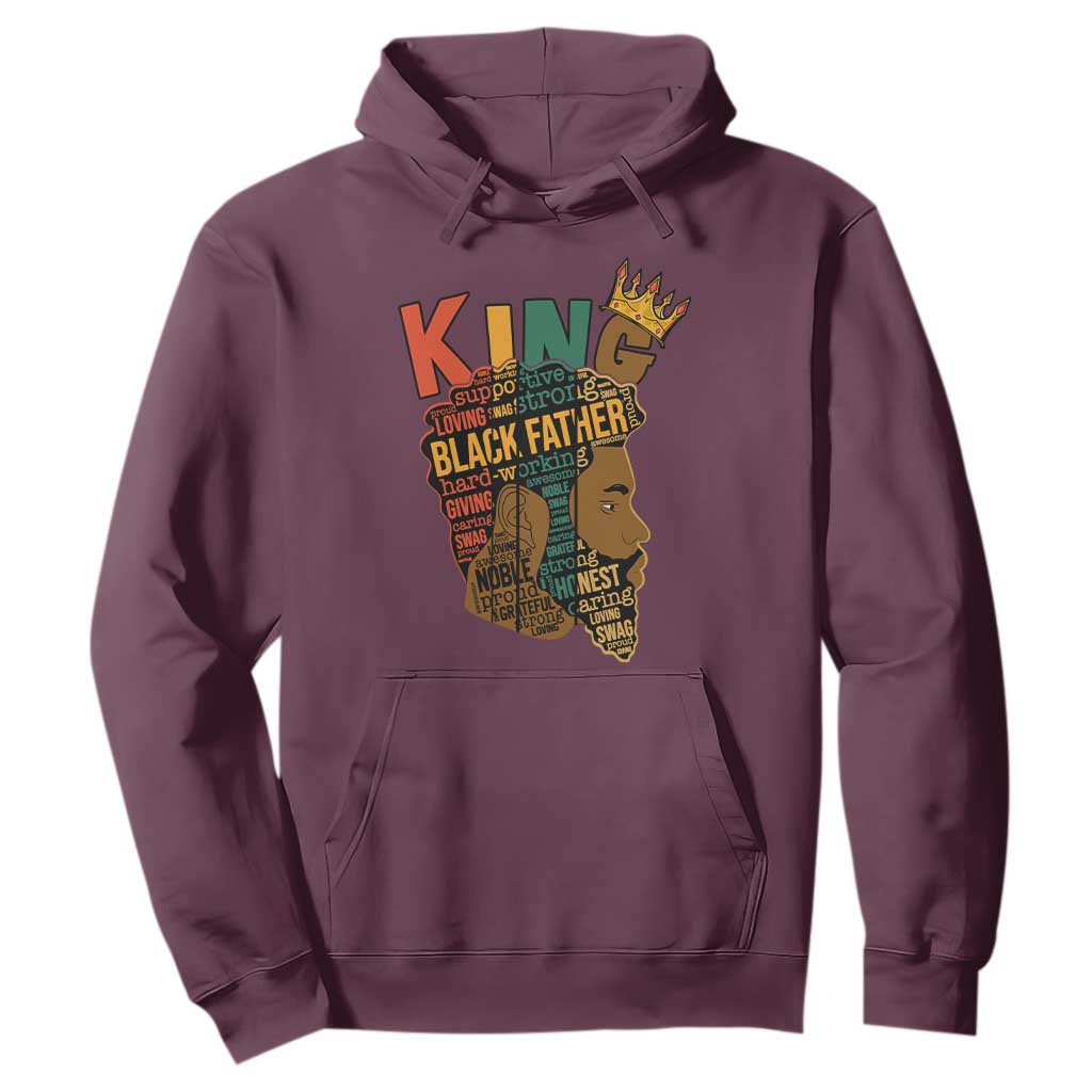 Black King Hoodie Black Father African American Men