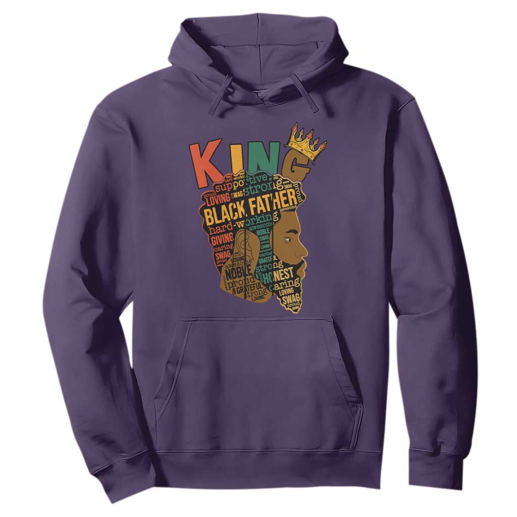 Black King Hoodie Black Father African American Men