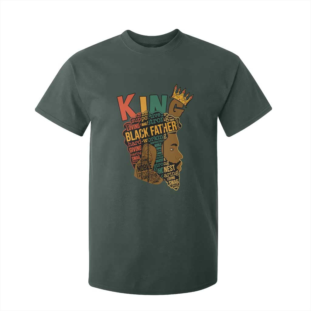 Black King T Shirt For Kid Black Father African American Men