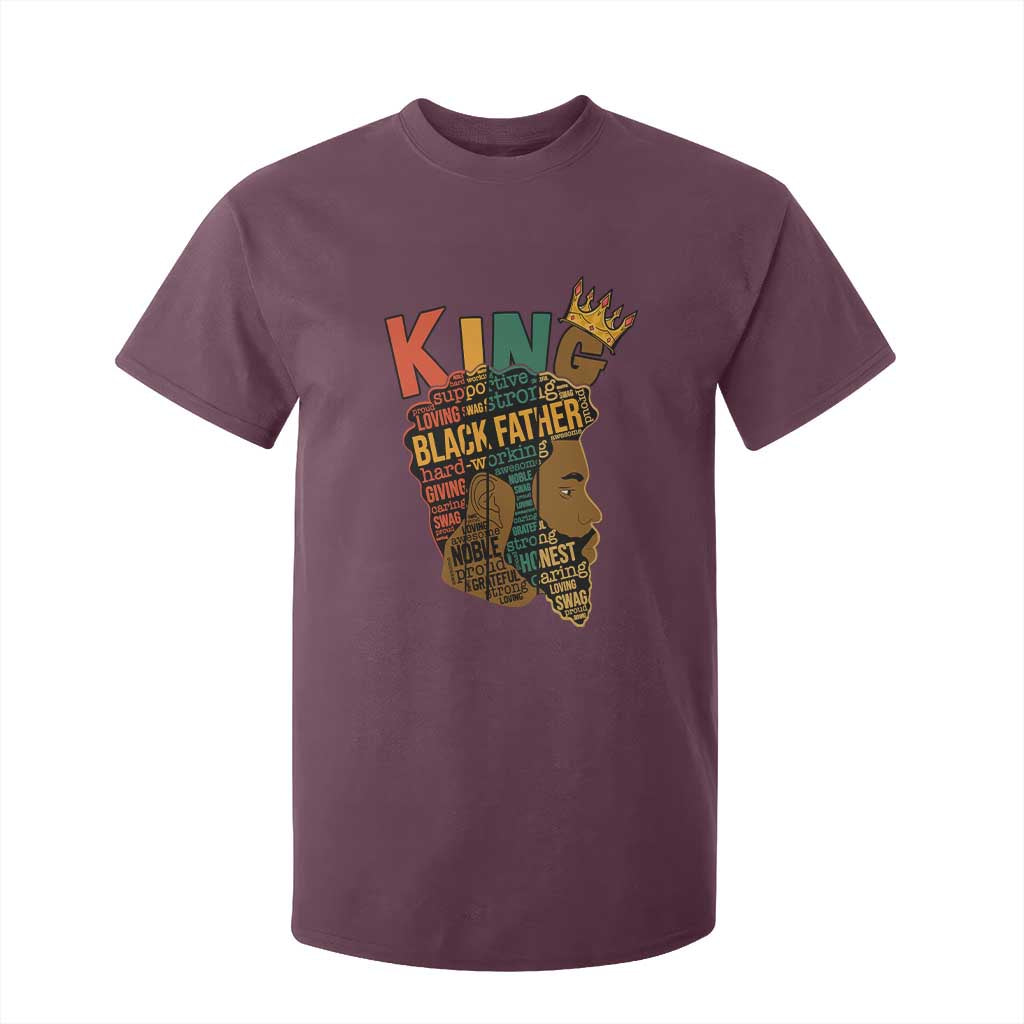 Black King T Shirt For Kid Black Father African American Men