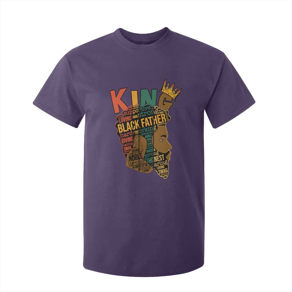Black King T Shirt For Kid Black Father African American Men