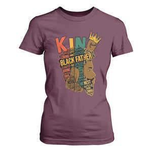 Black King T Shirt For Women Black Father African American Men