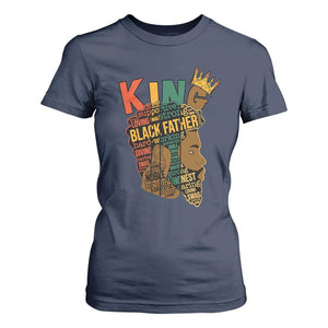 Black King T Shirt For Women Black Father African American Men