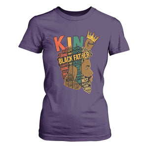 Black King T Shirt For Women Black Father African American Men