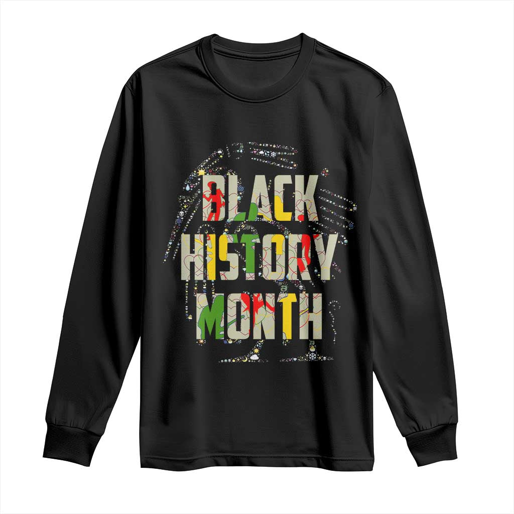 Black History Month Long Sleeve Shirt African American Pride