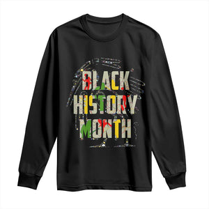 Black History Month Long Sleeve Shirt African American Pride