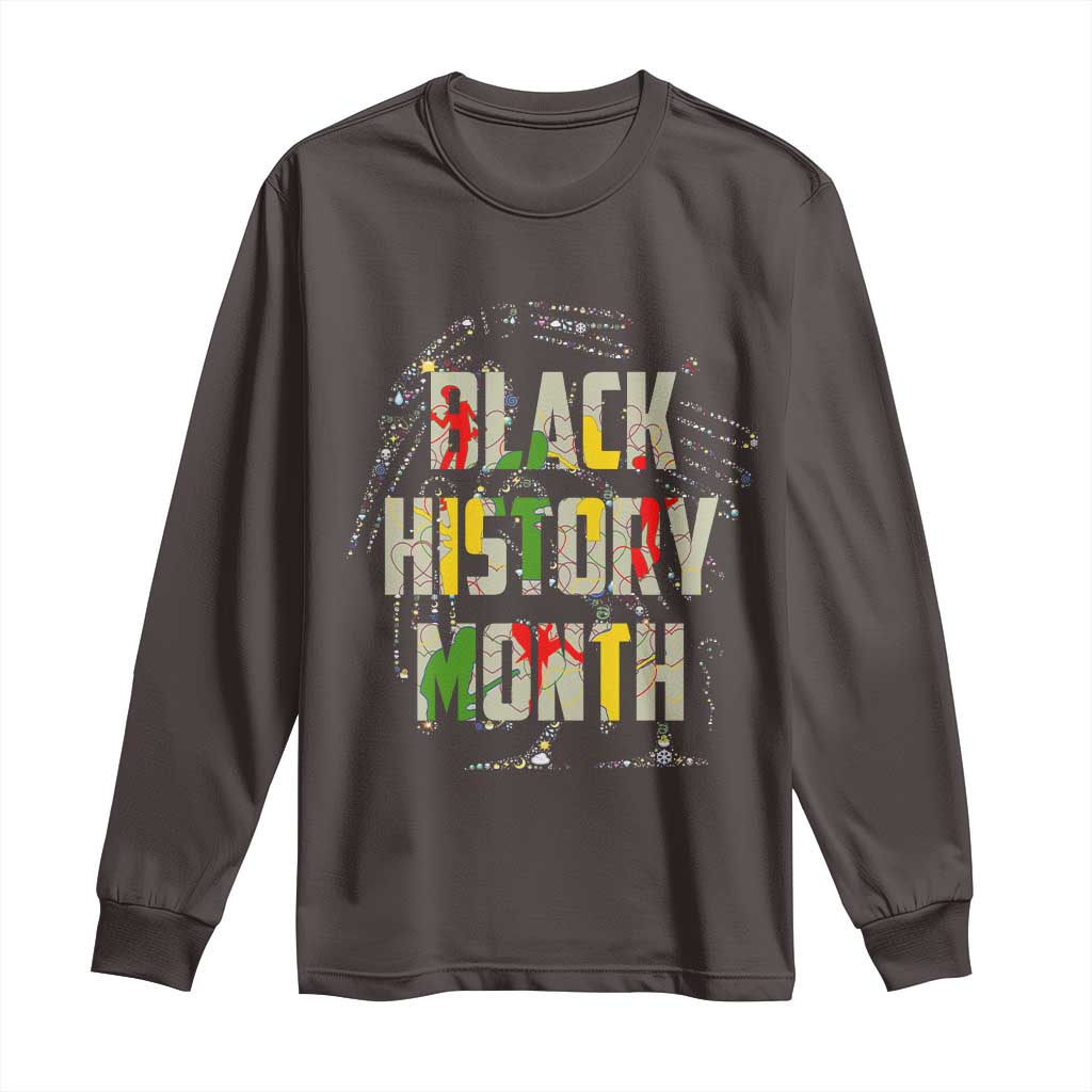 Black History Month Long Sleeve Shirt African American Pride