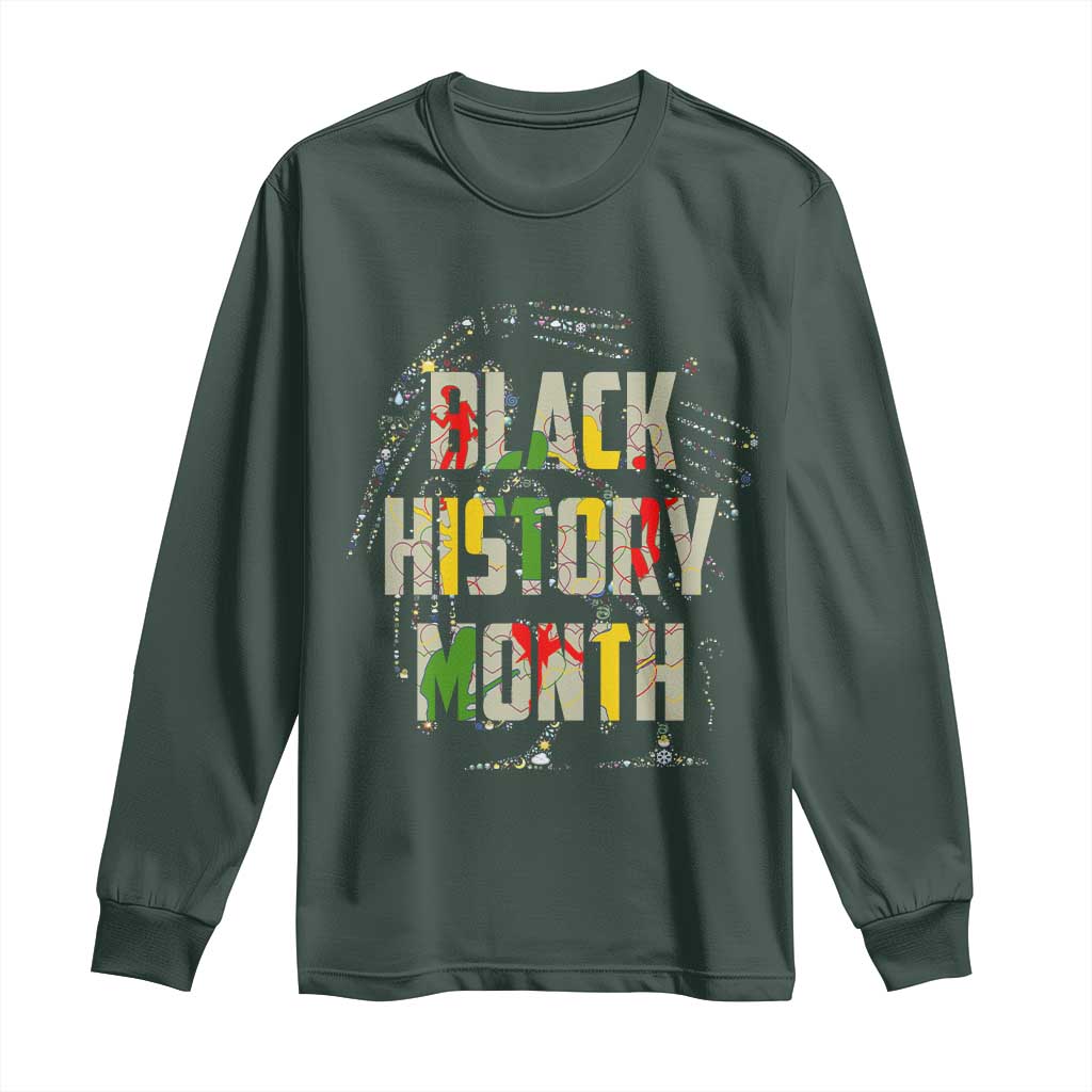Black History Month Long Sleeve Shirt African American Pride