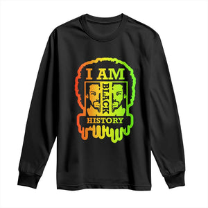 I Am Black History Long Sleeve Shirt Dope African American Men