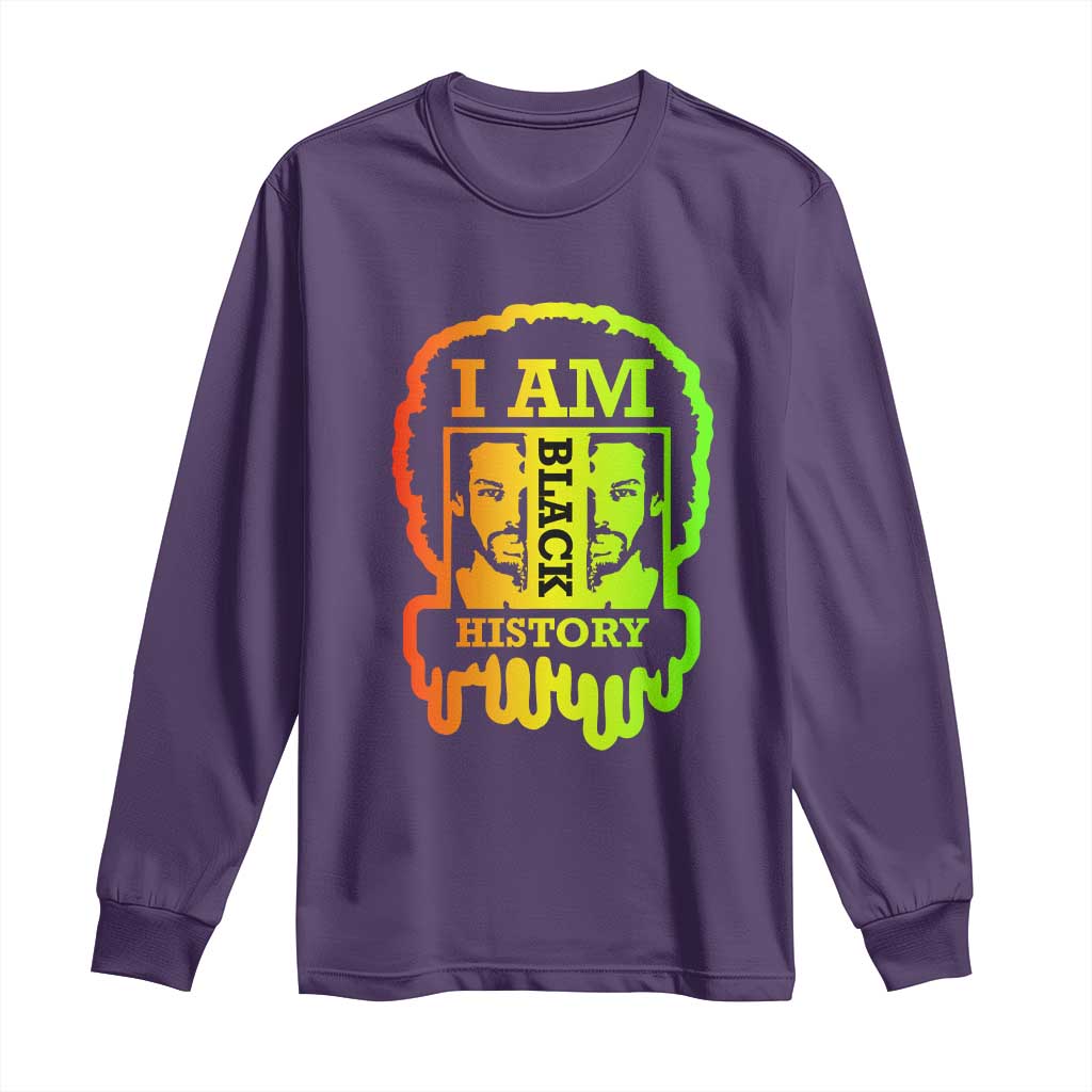 I Am Black History Long Sleeve Shirt Dope African American Men