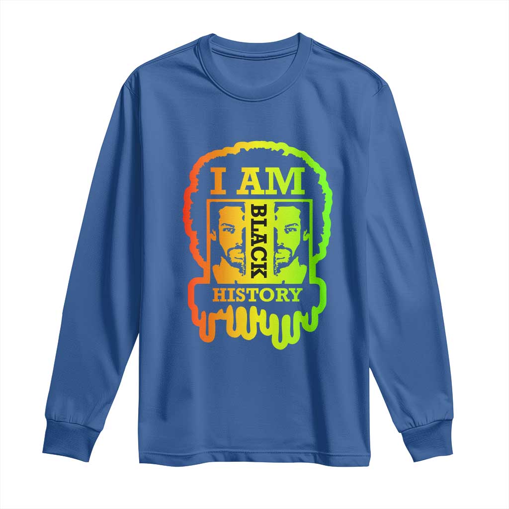 I Am Black History Long Sleeve Shirt Dope African American Men