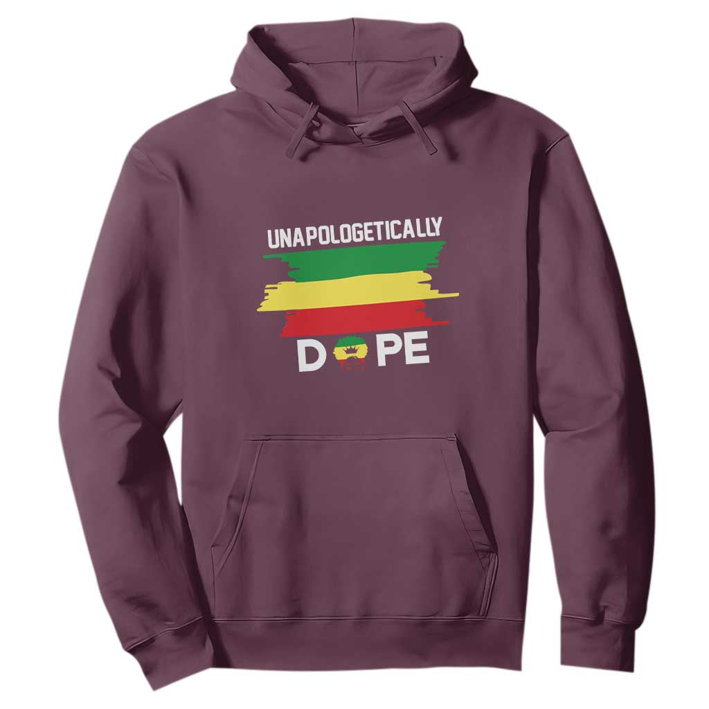 Black History Month Hoodie Unapologetically Dope Melanin Afro Black Pride