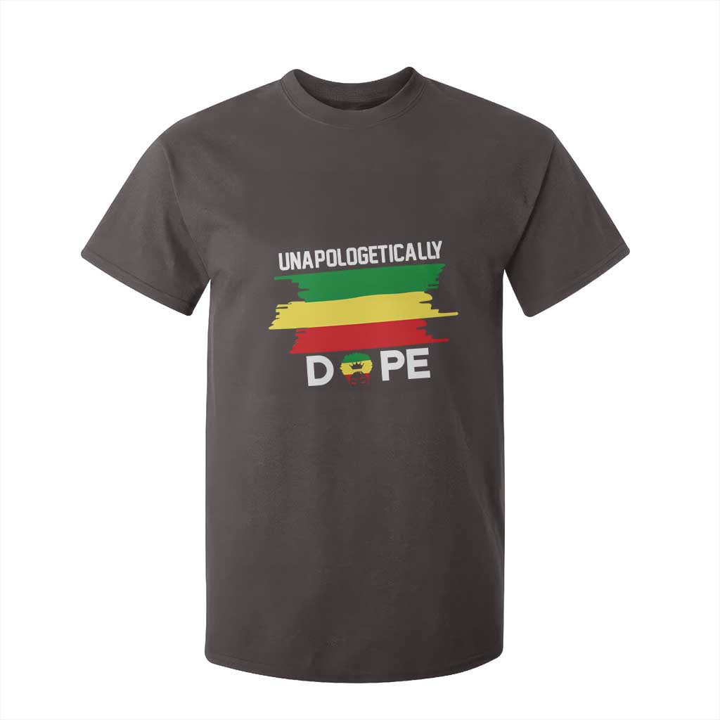 Black History Month T Shirt For Kid Unapologetically Dope Melanin Afro Black Pride