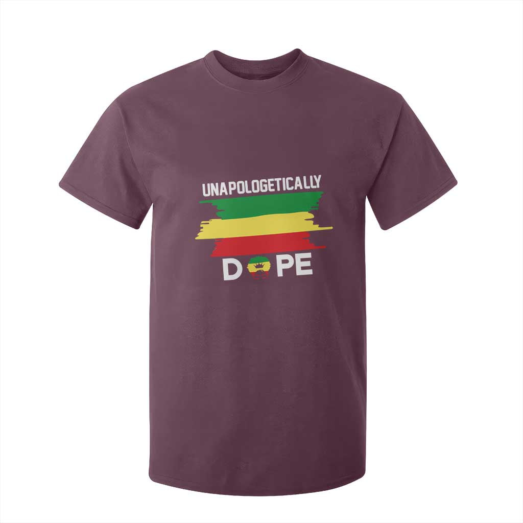 Black History Month T Shirt For Kid Unapologetically Dope Melanin Afro Black Pride