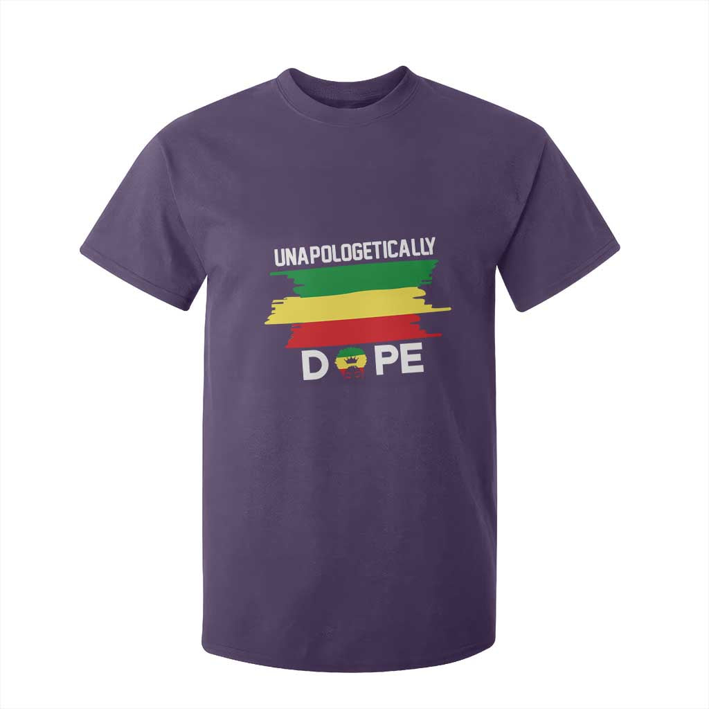 Black History Month T Shirt For Kid Unapologetically Dope Melanin Afro Black Pride