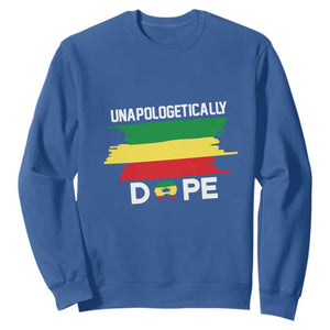 Black History Month Sweatshirt Unapologetically Dope Melanin Afro Black Pride