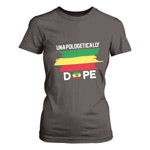 Black History Month T Shirt For Women Unapologetically Dope Melanin Afro Black Pride