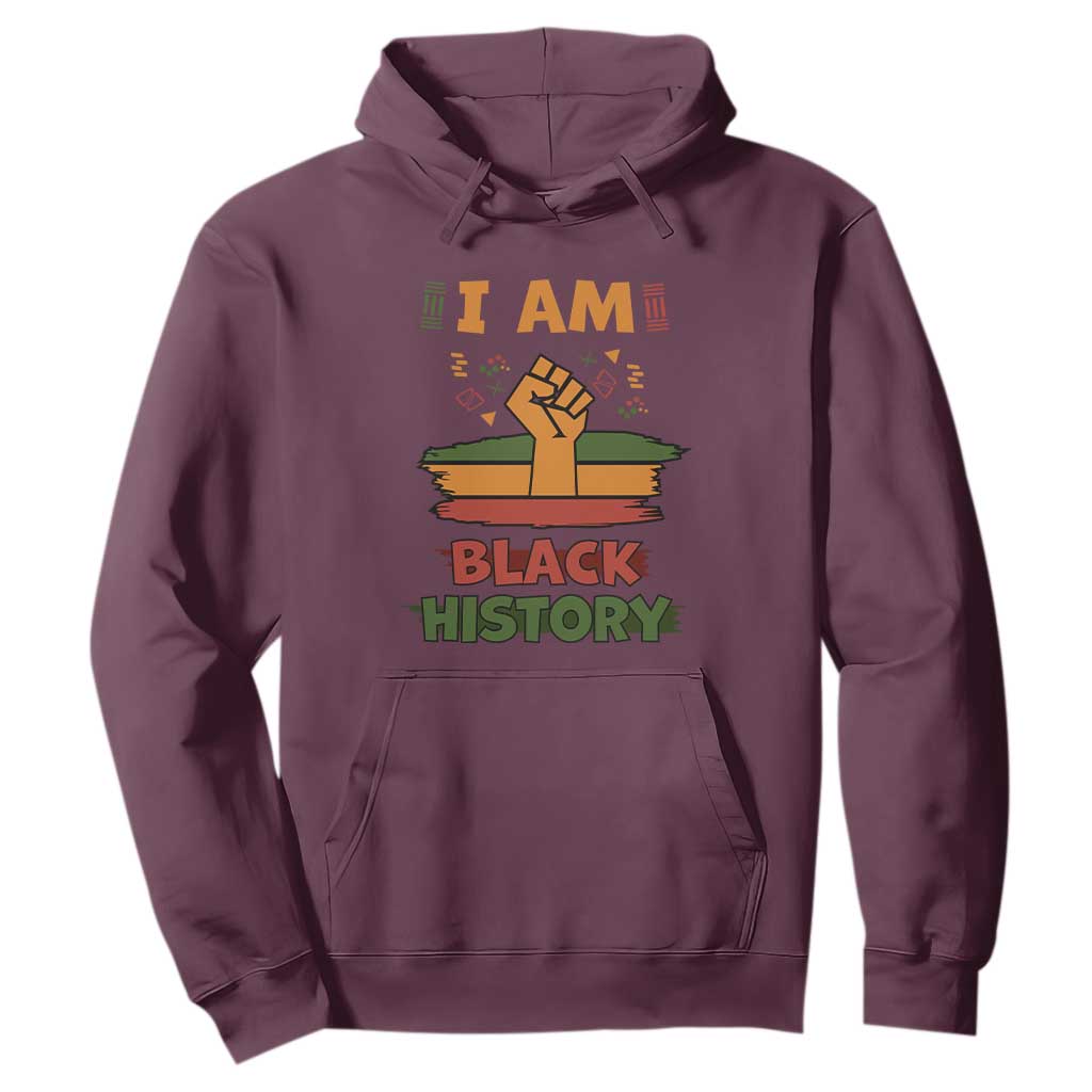 I Am Black History Hoodie African American Pride Celebration Month