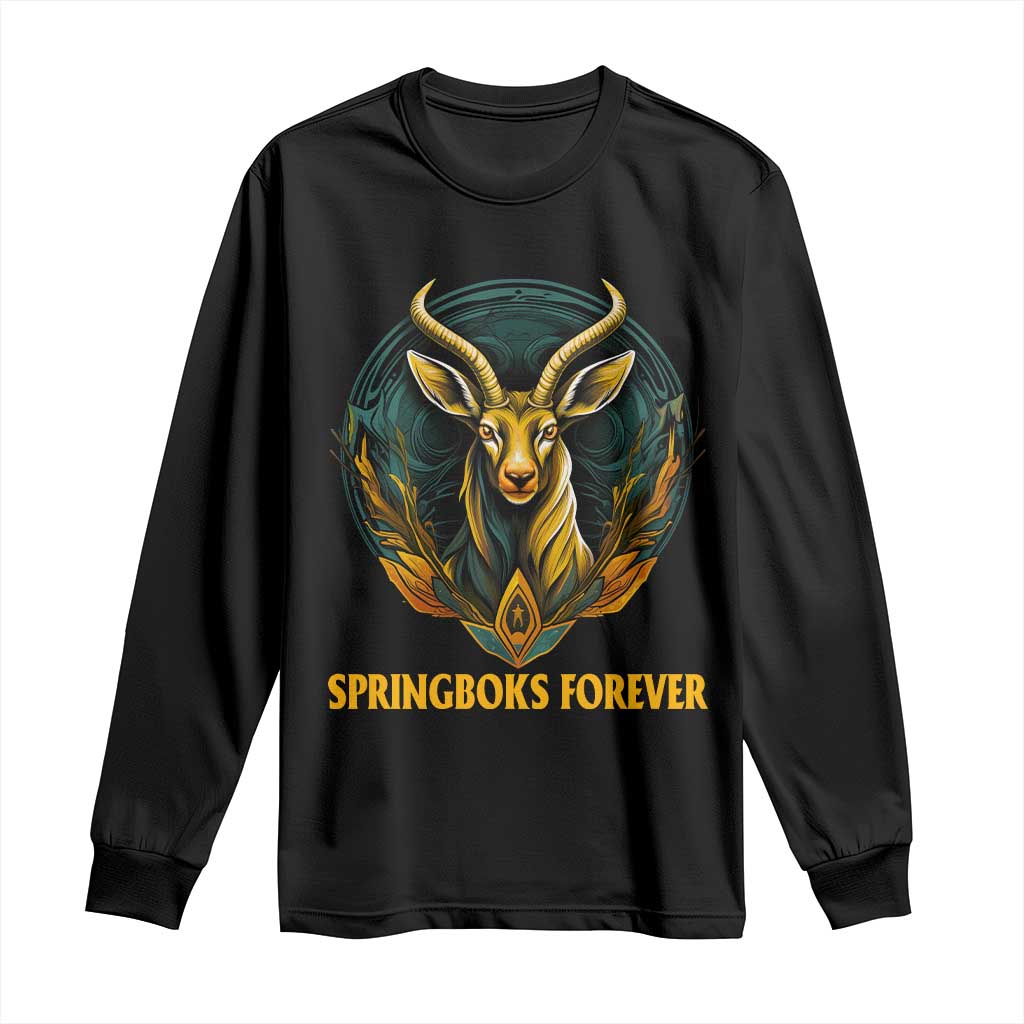 South Africa Rugby Springboks Long Sleeve Shirt Forever Stronger Together Go Bokke