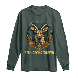 South Africa Rugby Springboks Long Sleeve Shirt Forever Stronger Together Go Bokke