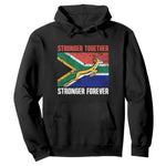 South Africa Rugby Springboks Hoodie Stronger Together Stronger Forever Go Bokke
