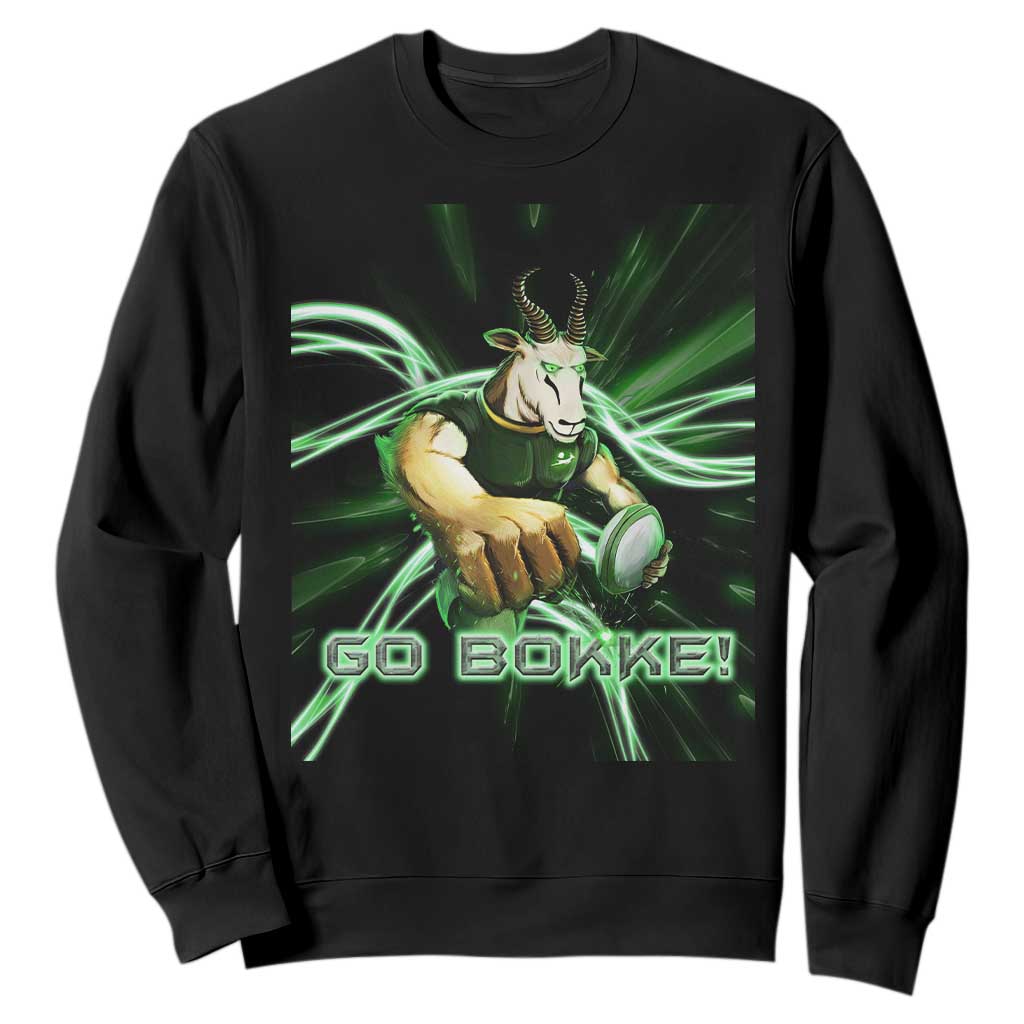 South Africa Rugby Springboks Sweatshirt Go Bokke Forever Stronger Together