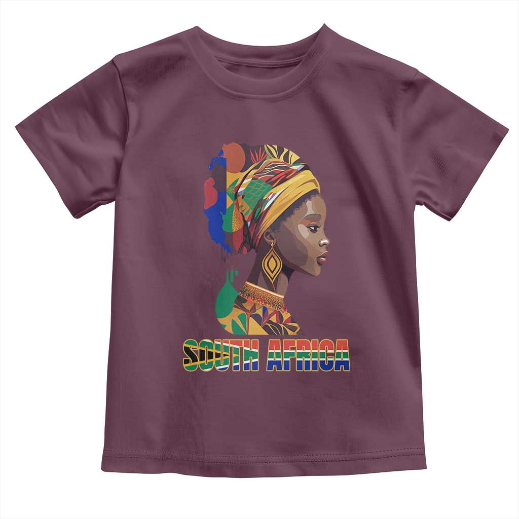 South Africa Pride Baby Shirt Black African Woman
