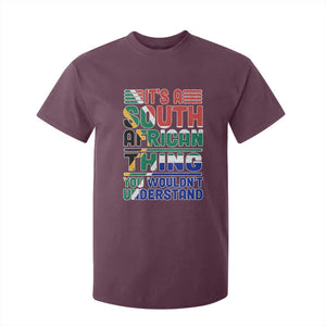 South Africa Flag T Shirt For Kid Funny It's A South African Thing You Wouldn't Understand