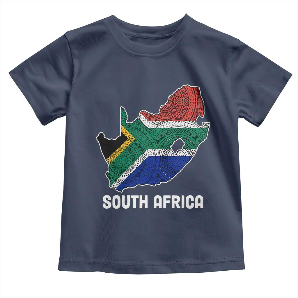 South Africa Pride Baby Shirt South African Flag Map