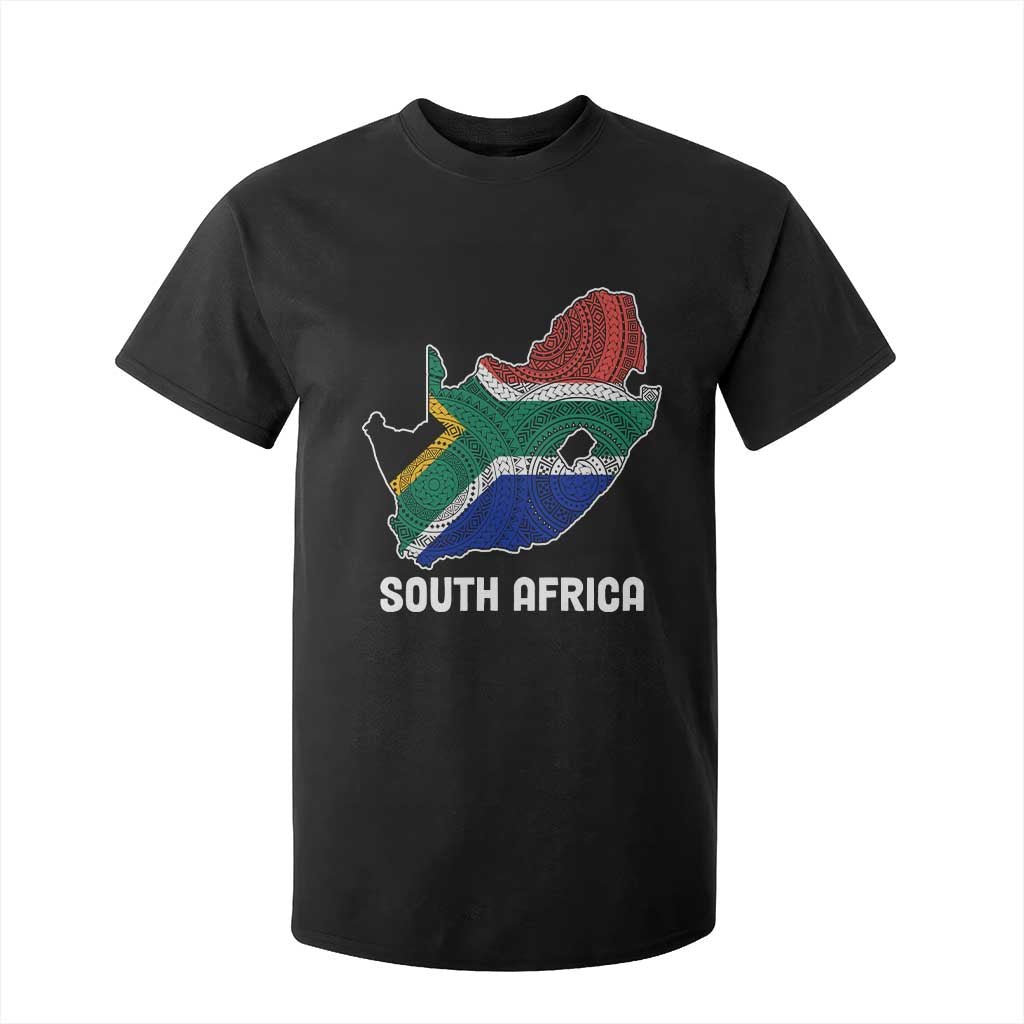 South Africa Pride T Shirt For Kid South African Flag Map