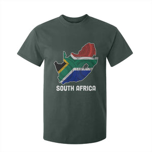 South Africa Pride T Shirt For Kid South African Flag Map