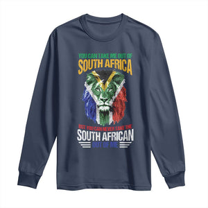 South Africa Pride Long Sleeve Shirt You Can Never Take The South African Out Of Me
