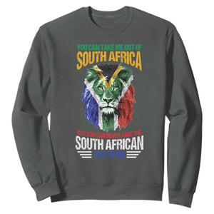 South Africa Pride Sweatshirt You Can Never Take The South African Out Of Me