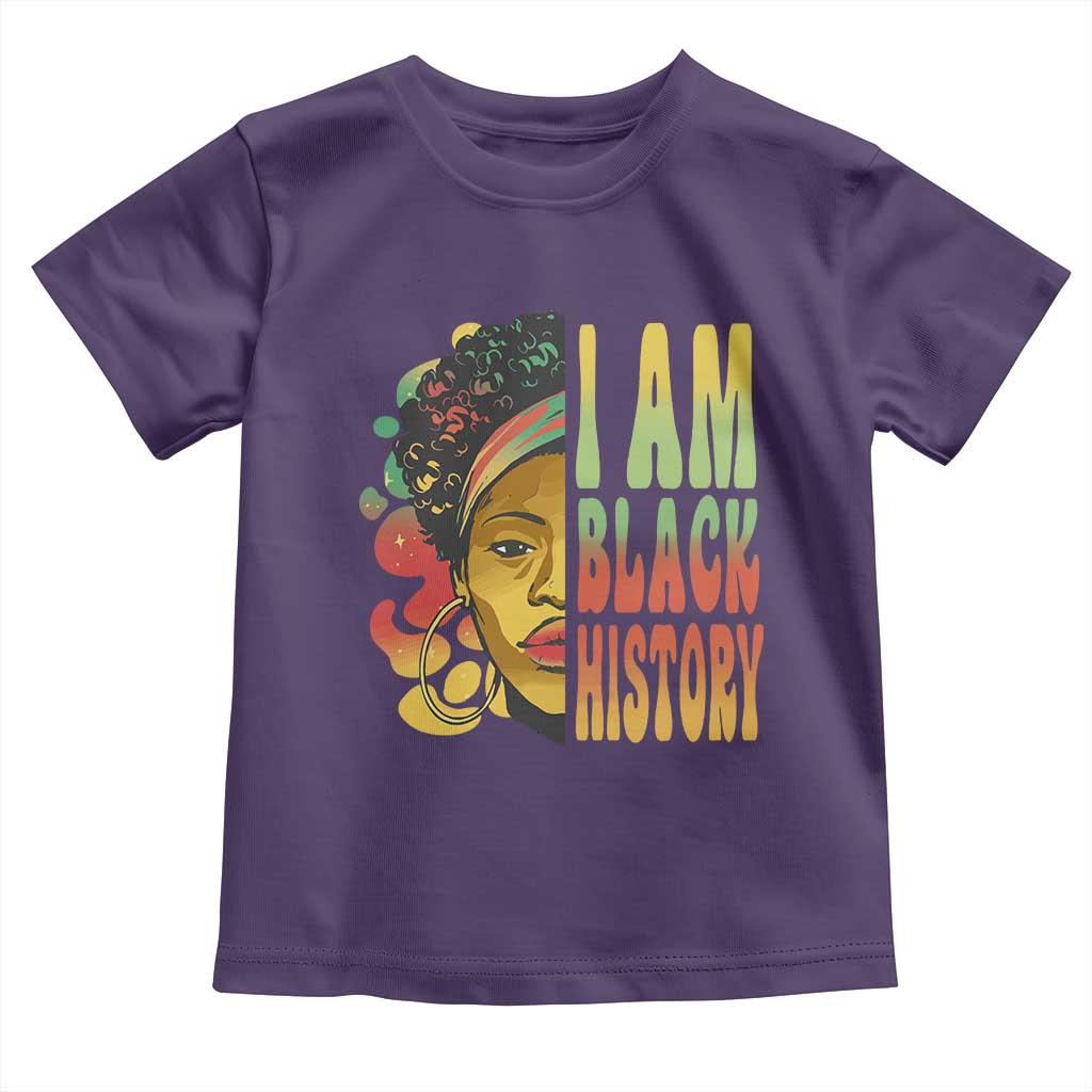 I Am Black History Baby Shirt Afro Black Woman African American Pride