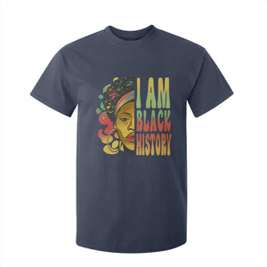 I Am Black History T Shirt For Kid Afro Black Woman African American Pride