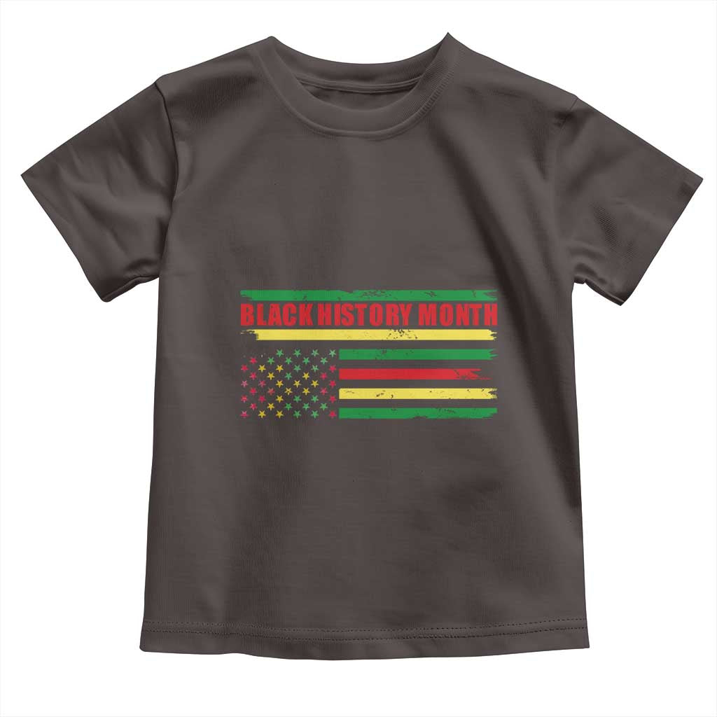 Black History Month Baby Shirt African American Pride US Flag