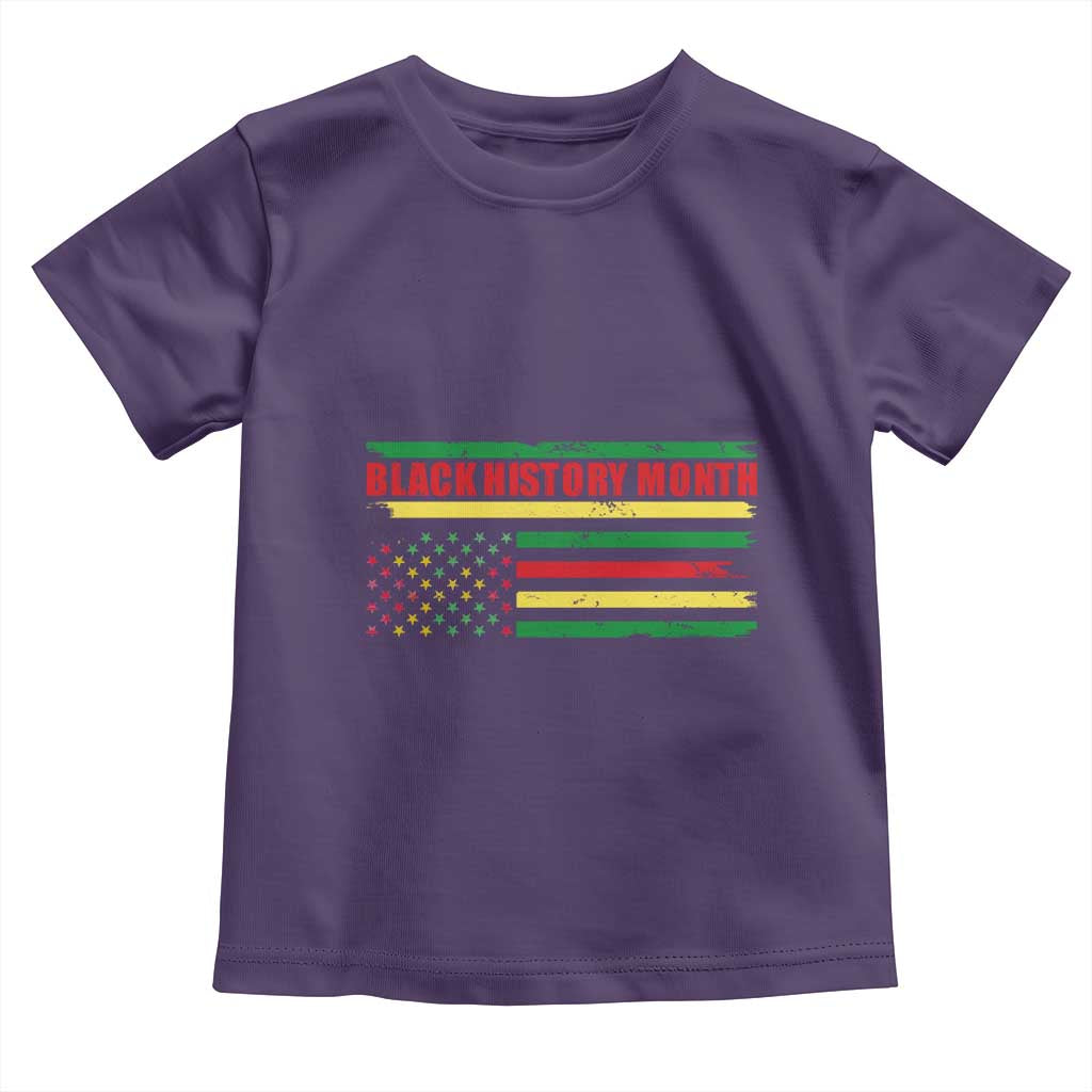Black History Month Baby Shirt African American Pride US Flag
