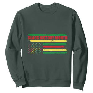 Black History Month Sweatshirt African American Pride US Flag