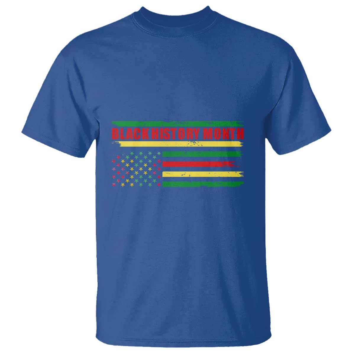 Black History Month T Shirt African American Pride US Flag