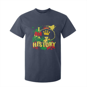 I Am Black History T Shirt For Kid Afro Queen African American Pride