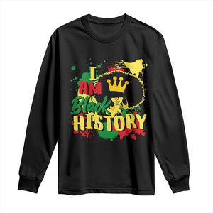 I Am Black History Long Sleeve Shirt Afro Queen African American Pride