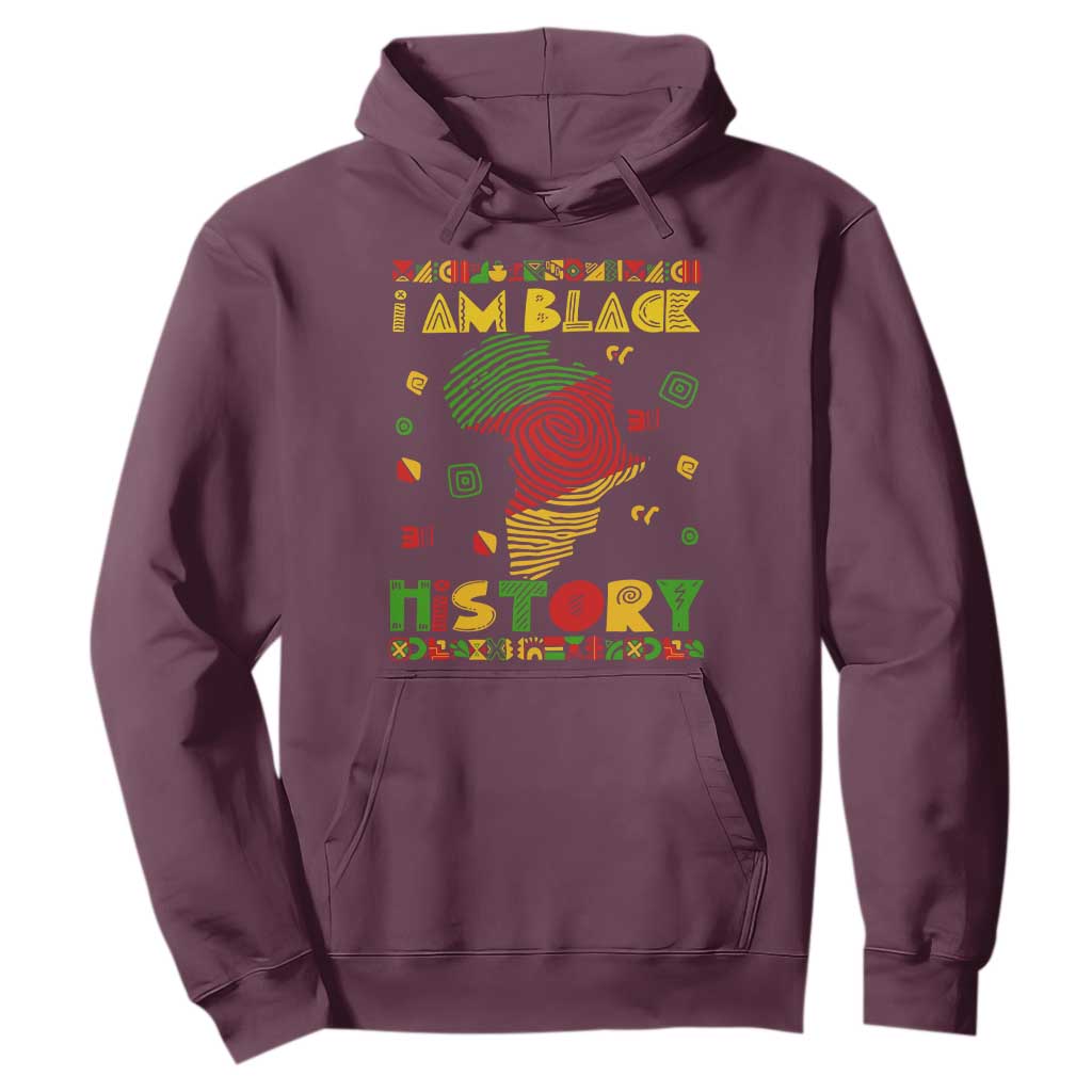 I Am Black History Hoodie African American Pride Kente