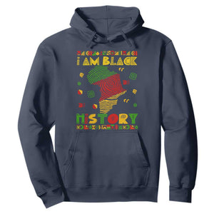 I Am Black History Hoodie African American Pride Kente