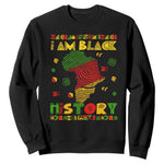 I Am Black History Sweatshirt African American Pride Kente