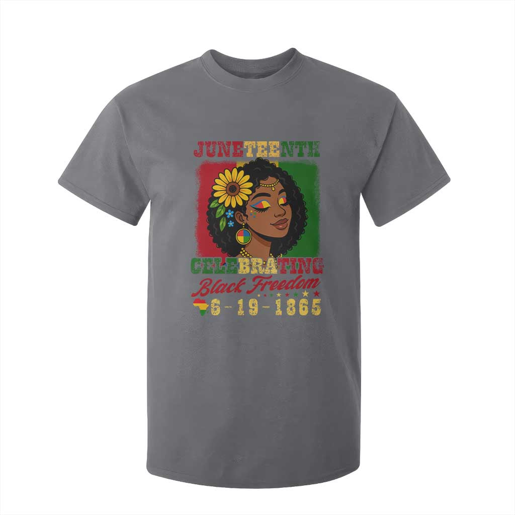 Juneteenth 1865 Black Freedom Celebration T Shirt For Kid Afrocentric Pride Melanin Girl