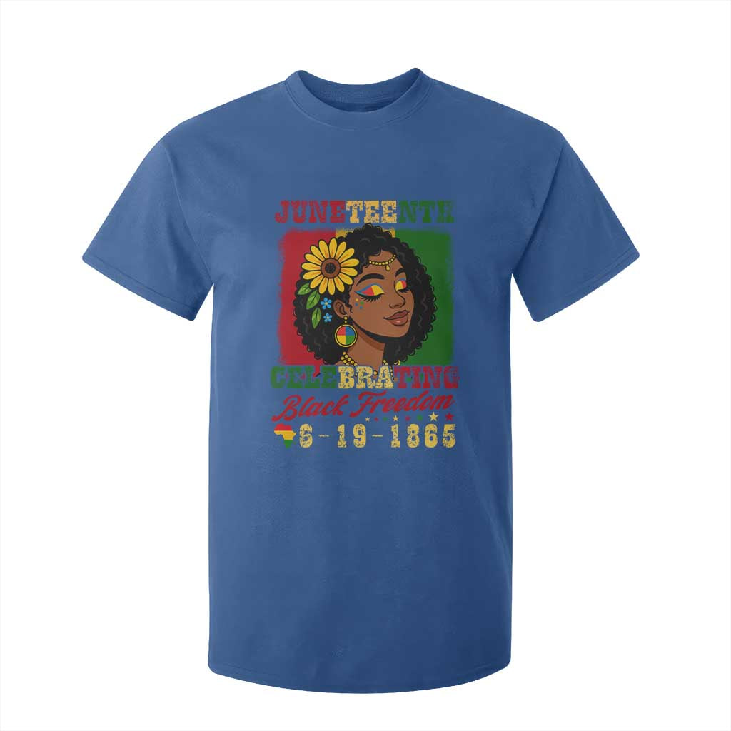 Juneteenth 1865 Black Freedom Celebration T Shirt For Kid Afrocentric Pride Melanin Girl