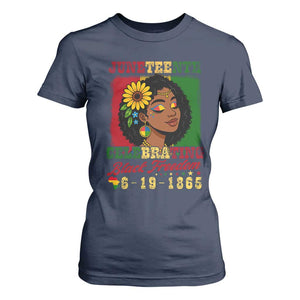 Juneteenth 1865 Black Freedom Celebration T Shirt For Women Afrocentric Pride Melanin Girl
