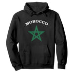 Morocco Pride Flag Star Hoodie Patriotic Moroccan Heritage Souvenir