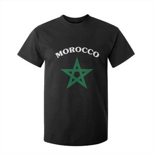 Morocco Pride Flag Star T Shirt For Kid Patriotic Moroccan Heritage Souvenir