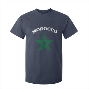 Morocco Pride Flag Star T Shirt For Kid Patriotic Moroccan Heritage Souvenir